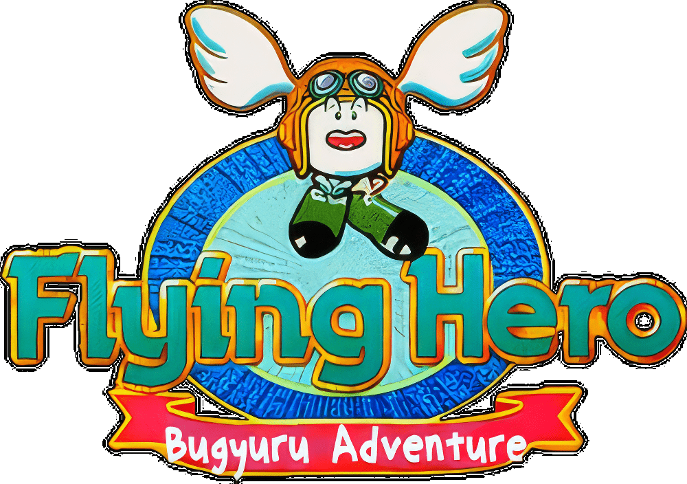Flying Hero logo for Super Famicom